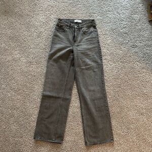 Abercrombie Gray The Loose High-Waisted Jeans 24R